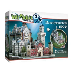 AreYouGame Wrebbit 3D Neuschwanstein Castle Foam Puzzle - 890 pcs* Puzzles