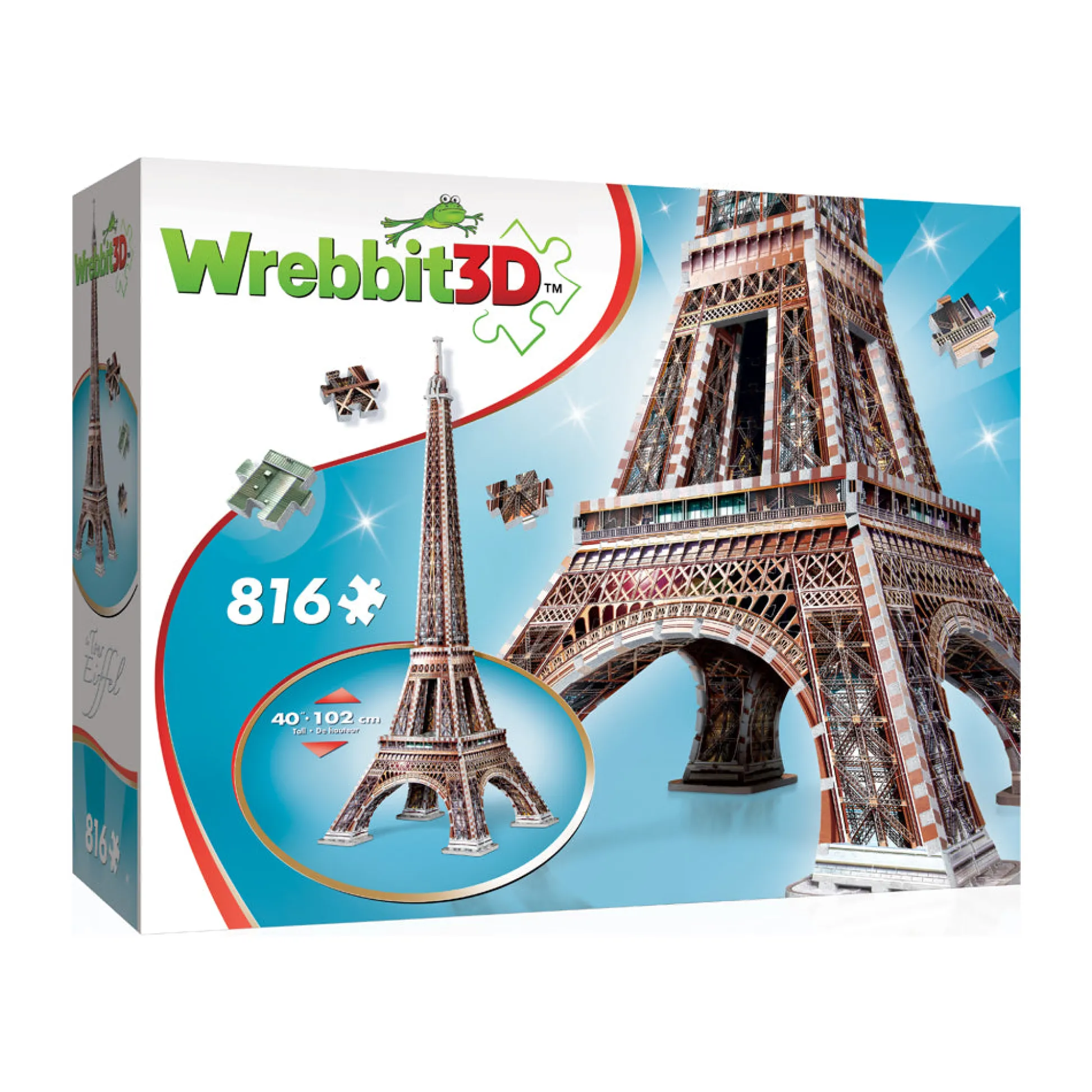 AreYouGame Wrebbit Eiffel Tower 3D Foam Puzzle - 816 pc* Puzzles