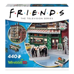 AreYouGame Wrebbit Friends Central Perk 3D Jigsaw Puzzle - 440 pc* Puzzles