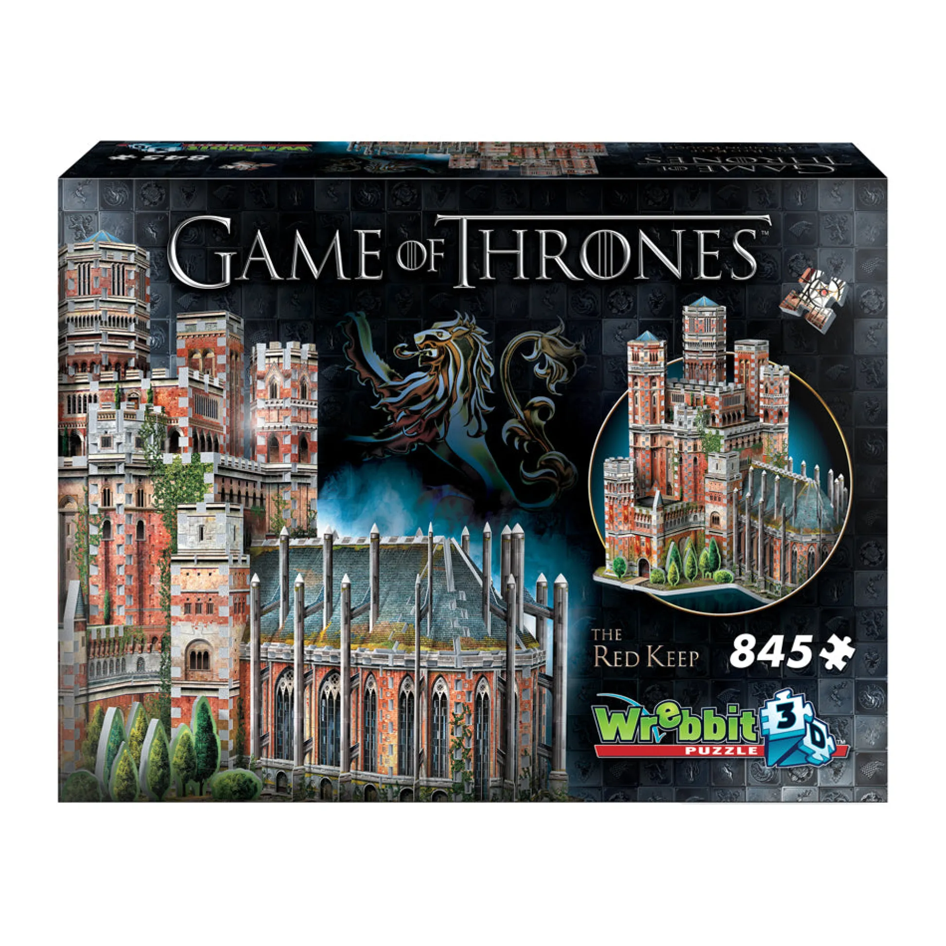 AreYouGame Wrebbit Game of Thrones The Red Keep 3D Puzzle, 845 Pieces* Puzzles