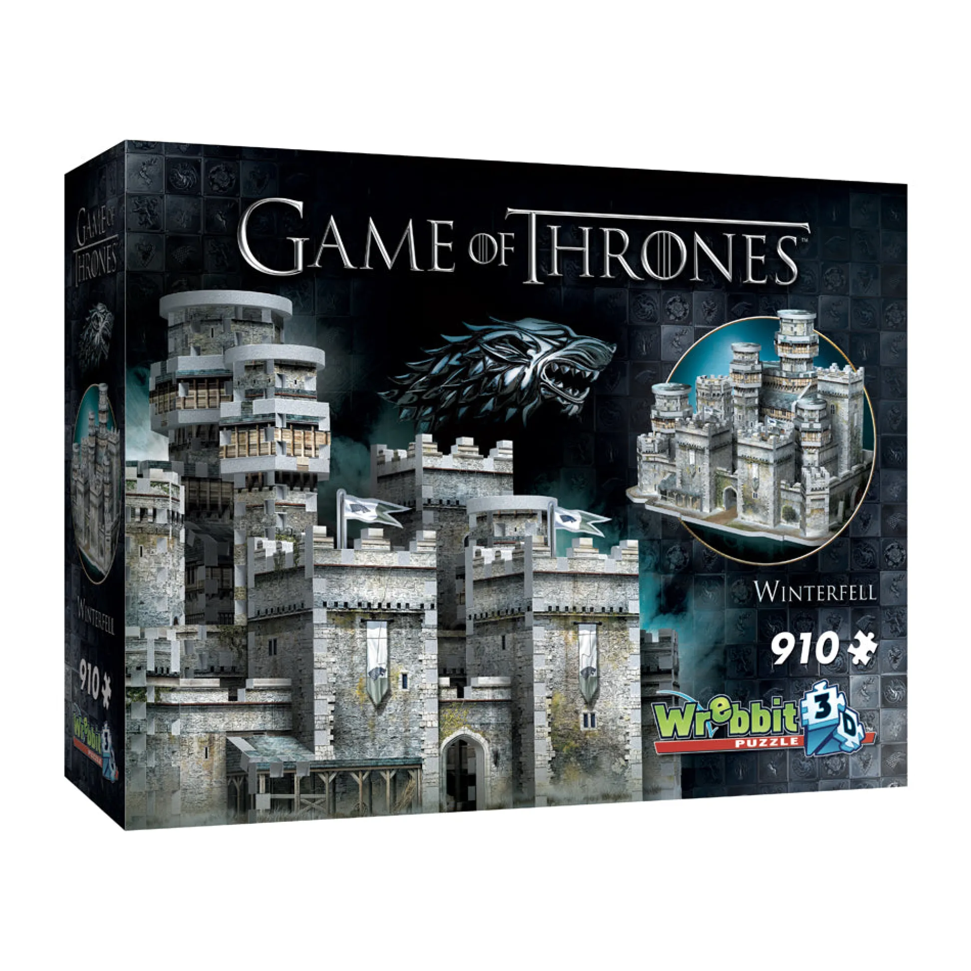 AreYouGame Wrebbit Game of Thrones Winterfell 3D Puzzle, 910 Pieces* Puzzles