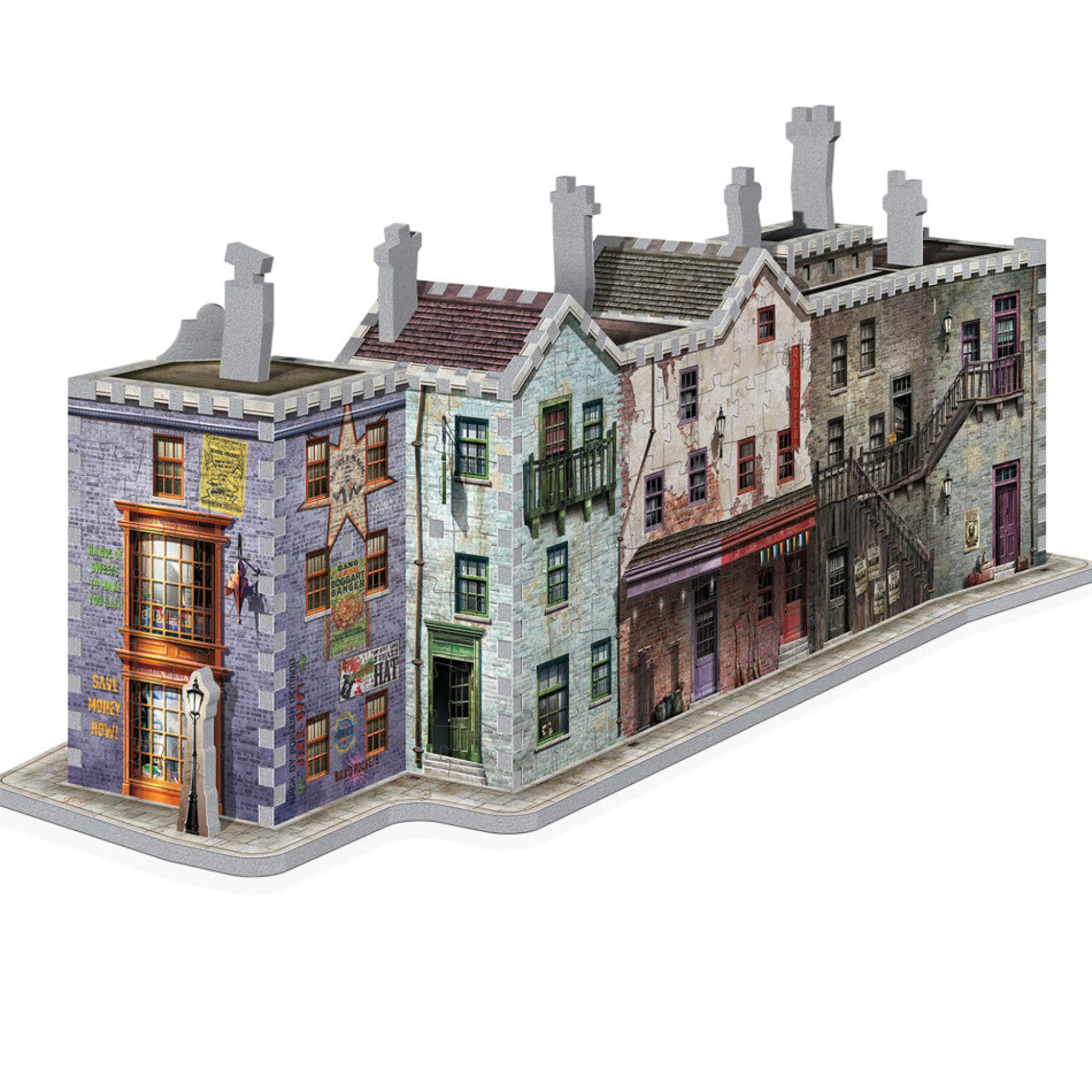 AreYouGame Wrebbit Harry Potter Diagon Alley 3D Puzzle - 450 Piece Set* Puzzles