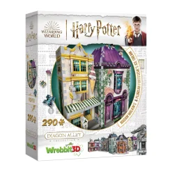 AreYouGame Wrebbit Harry Potter Diagon Alley Collection - Madam Malkin's & Florean Fortescue's Ice Cream 3D Puzzle, 290 Pieces* Puzzles