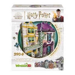 AreYouGame Wrebbit Harry Potter Diagon Alley Collection - Madam Malkin's & Florean Fortescue's Ice Cream 3D Puzzle, 290 Pieces* Puzzles