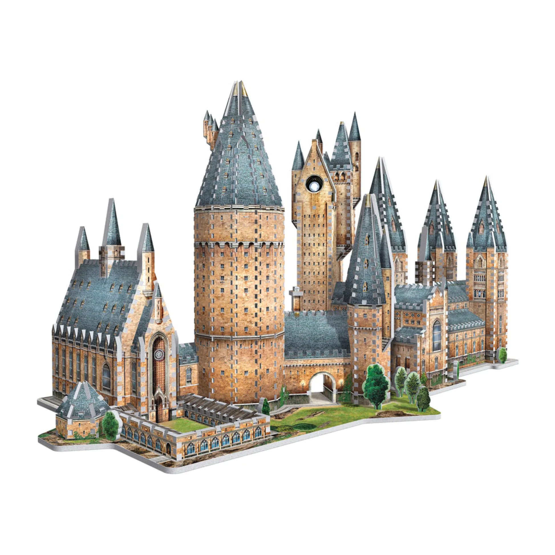 AreYouGame Wrebbit Harry Potter Hogwarts Castle 3D Puzzle Set - Great Hall & Astronomy Tower - 1725 Pcs* Puzzles