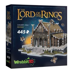 AreYouGame Wrebbit The Lord of the Rings Golden Hall Edoras 3D Puzzle - 445 pc* Puzzles