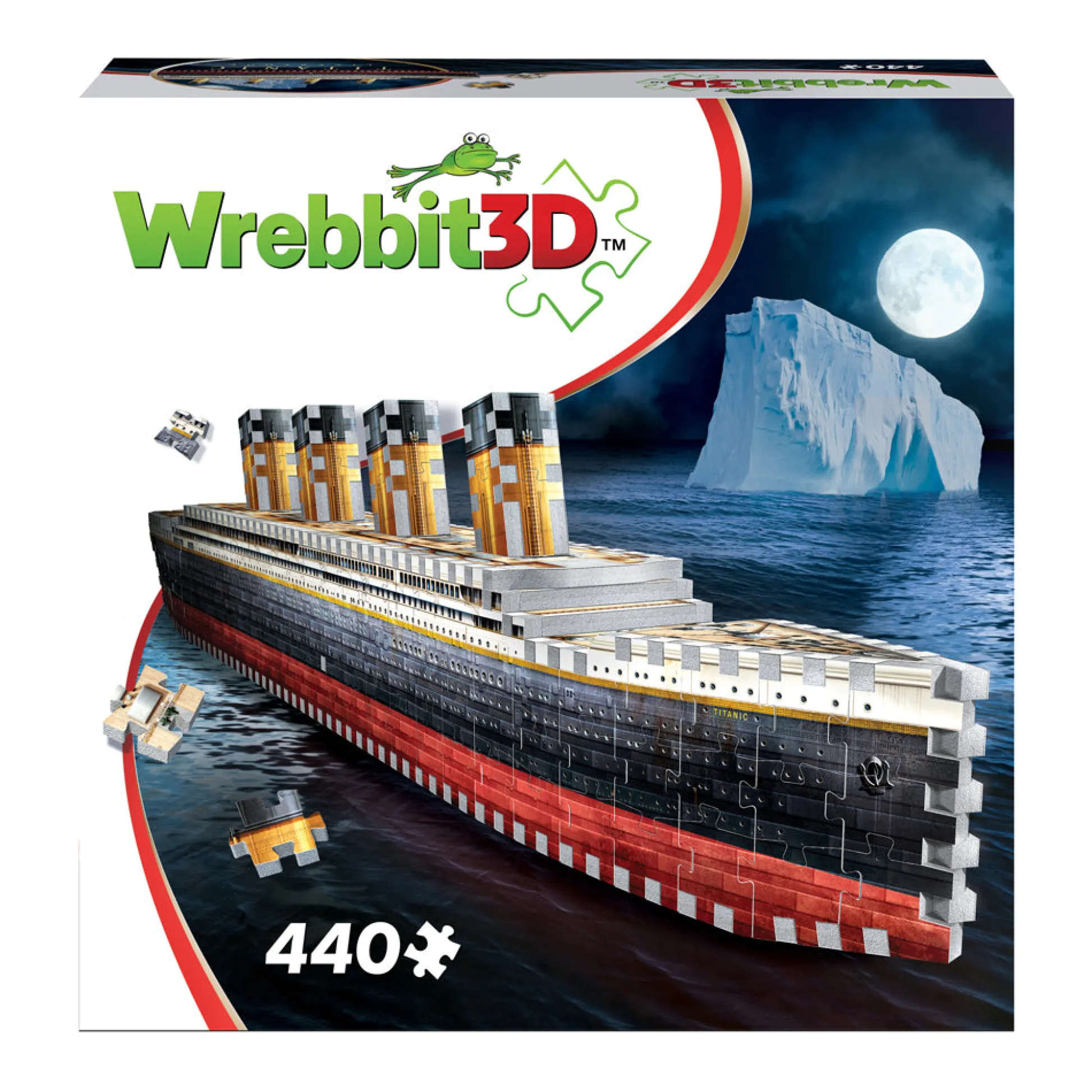 AreYouGame Wrebbit Titanic Historical 3D Jigsaw Puzzle - 440 pc* Puzzles