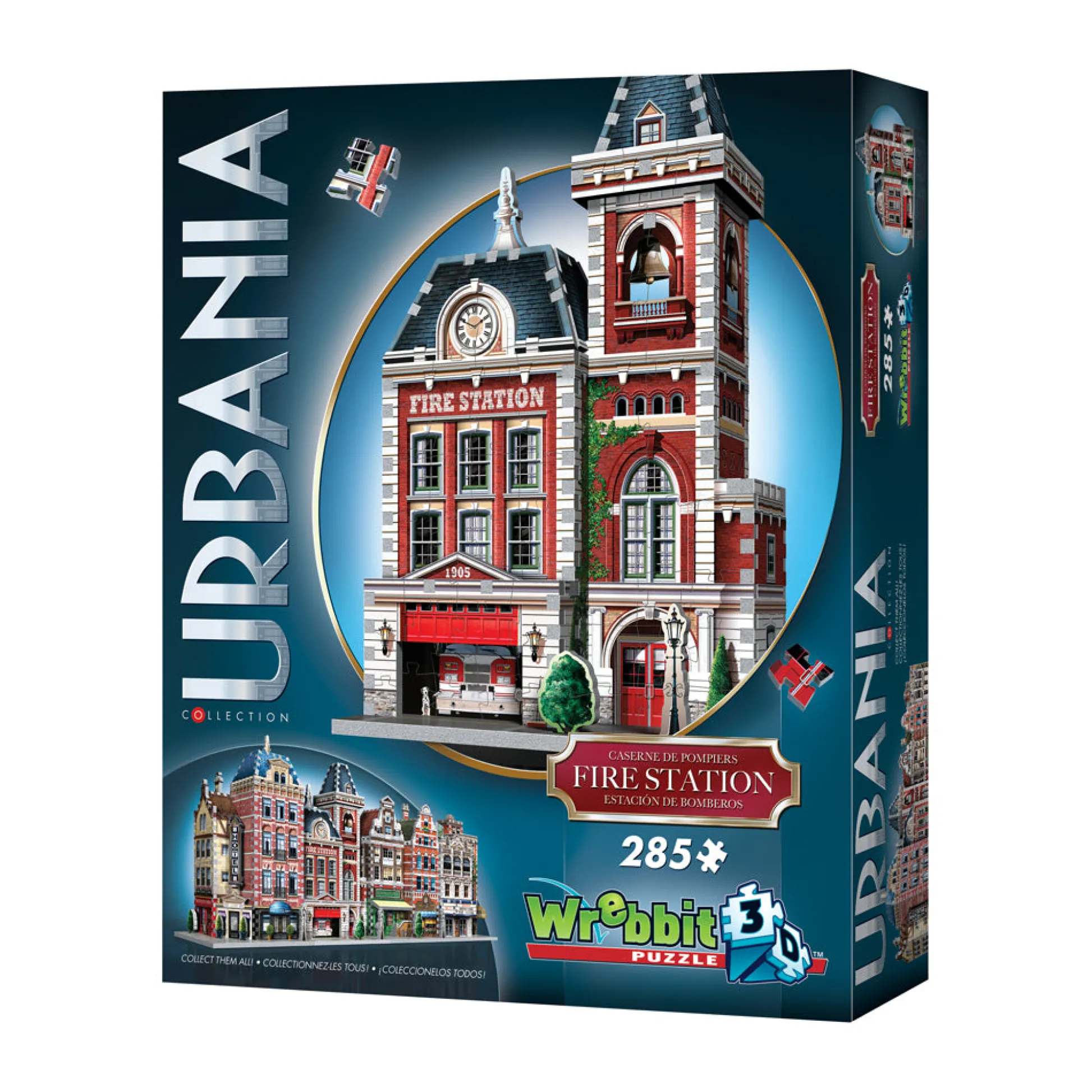AreYouGame Wrebbit Urbania Collection Fire Station 3D Puzzle - 285 Pieces* Puzzles