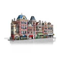 AreYouGame Wrebbit Urbania Collection - 1165 Piece 3D Puzzle Set: Hotel, Cinema, Cafe, Fire Station* Puzzles