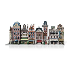 AreYouGame Wrebbit Urbania Collection - 1165 Piece 3D Puzzle Set: Hotel, Cinema, Cafe, Fire Station* Puzzles