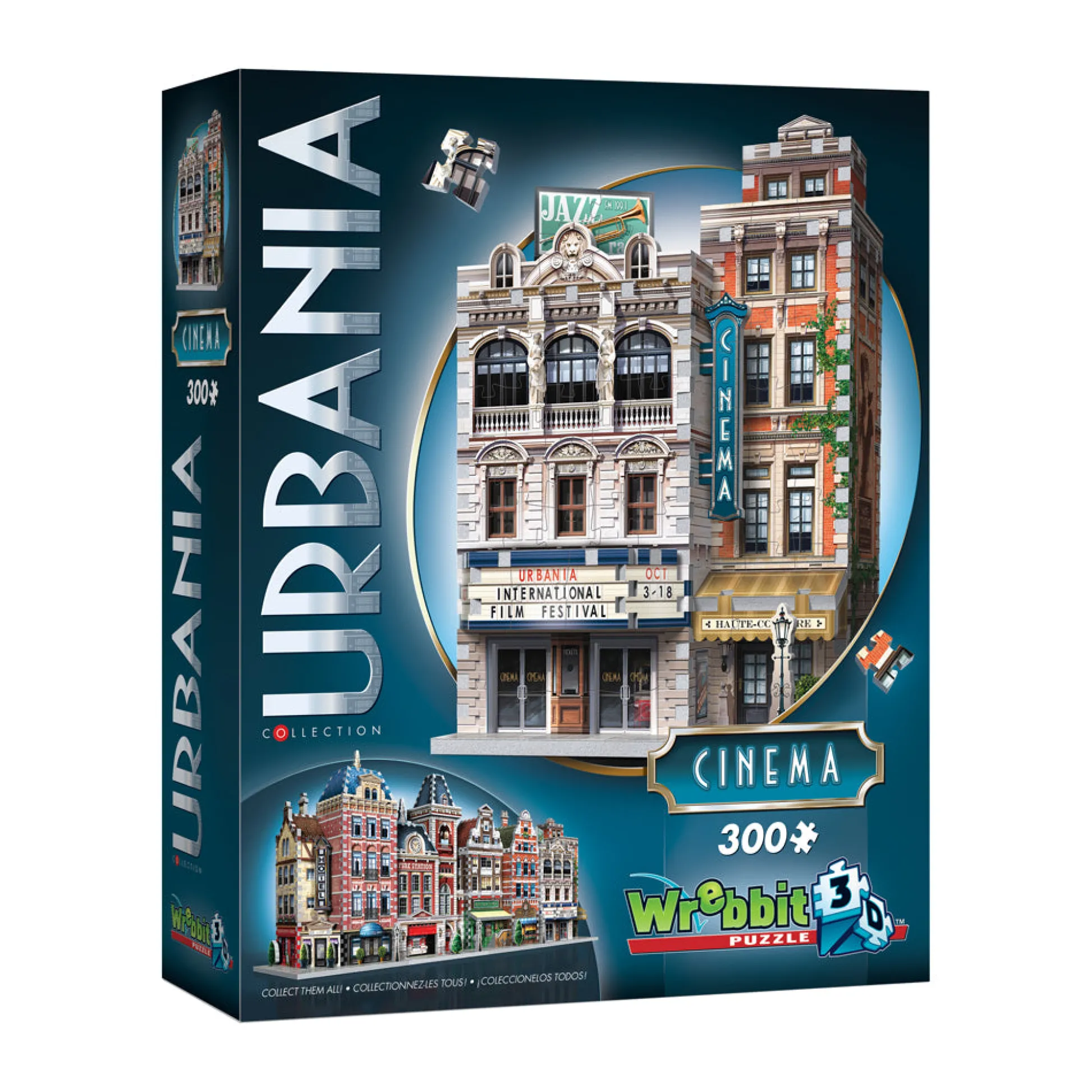 AreYouGame Wrebbit Urbania Collection Cinema 3D Puzzle - 300 pcs* Puzzles