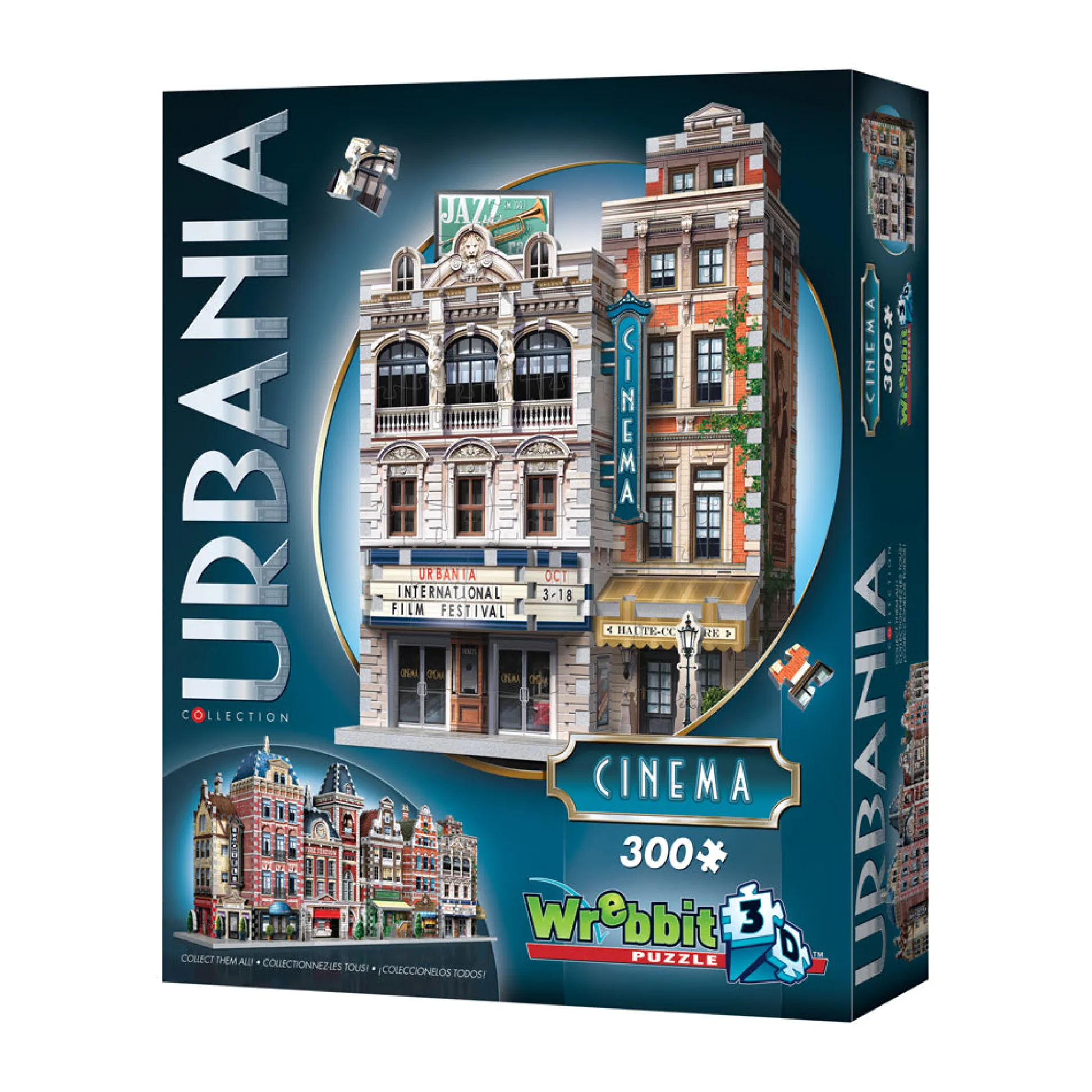 AreYouGame Wrebbit Urbania Collection Cinema 3D Puzzle - 300 pcs* Puzzles