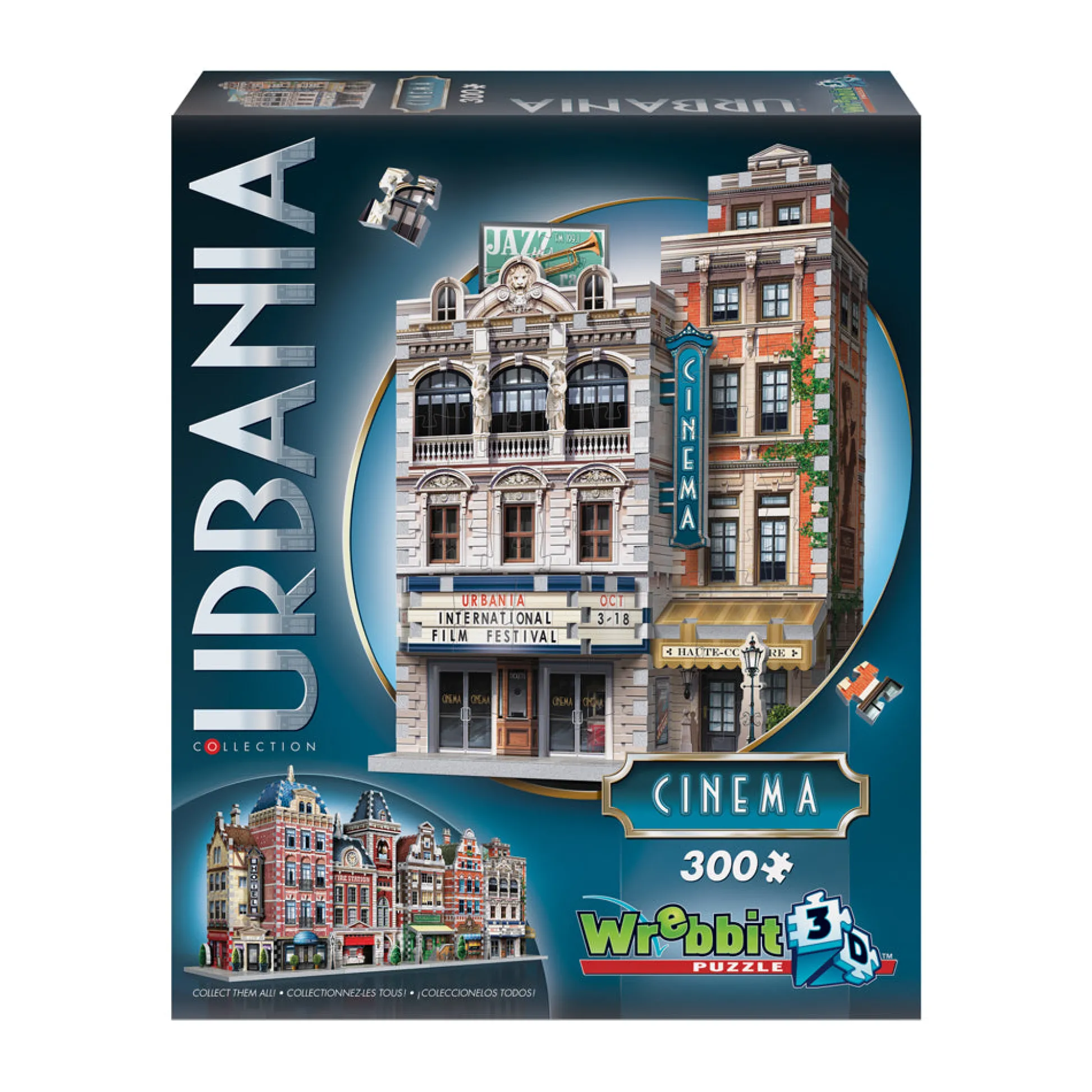 AreYouGame Wrebbit Urbania Collection Cinema 3D Puzzle - 300 pcs* Puzzles