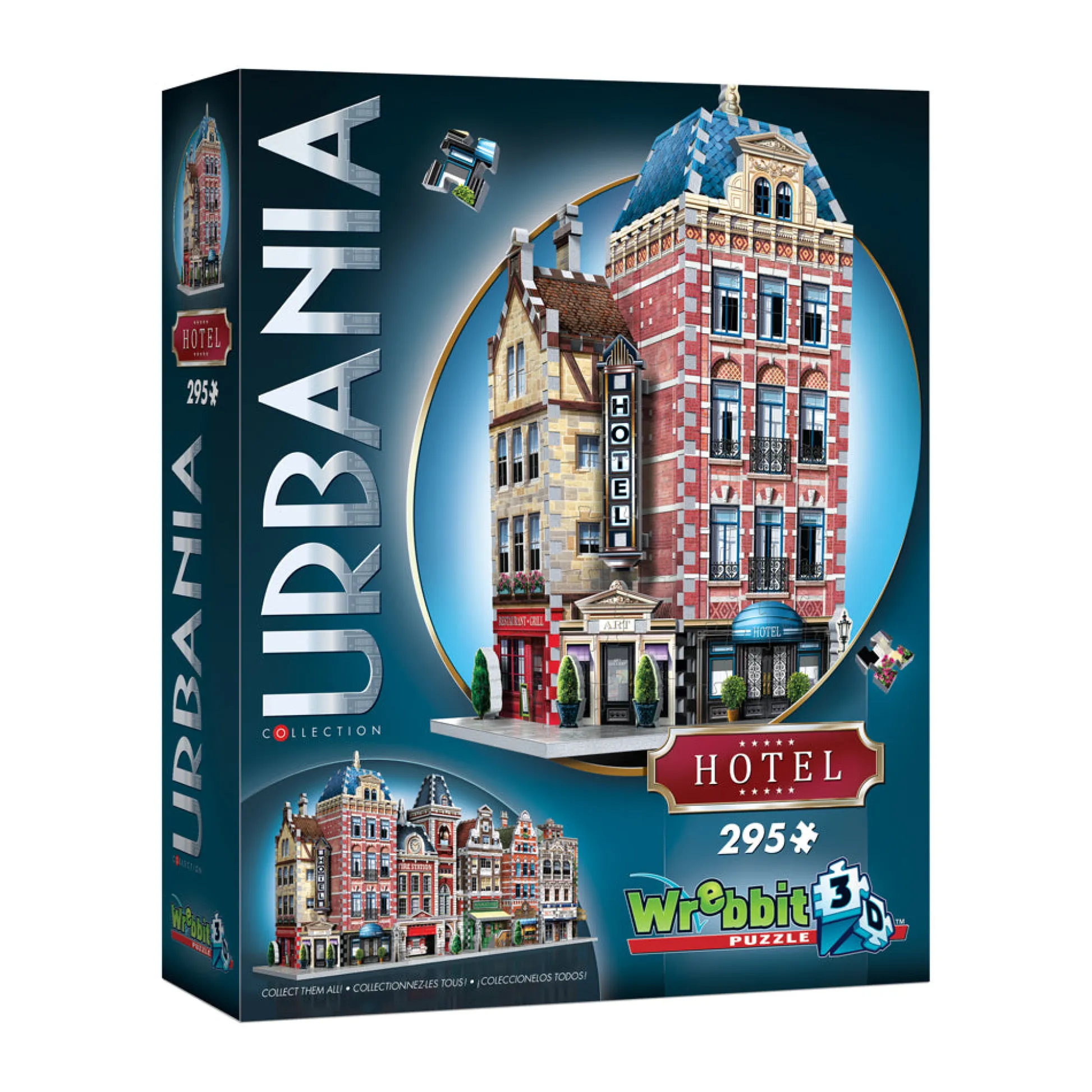 AreYouGame Wrebbit Urbania Collection Hotel 3D Puzzle - 295 pcs* Puzzles