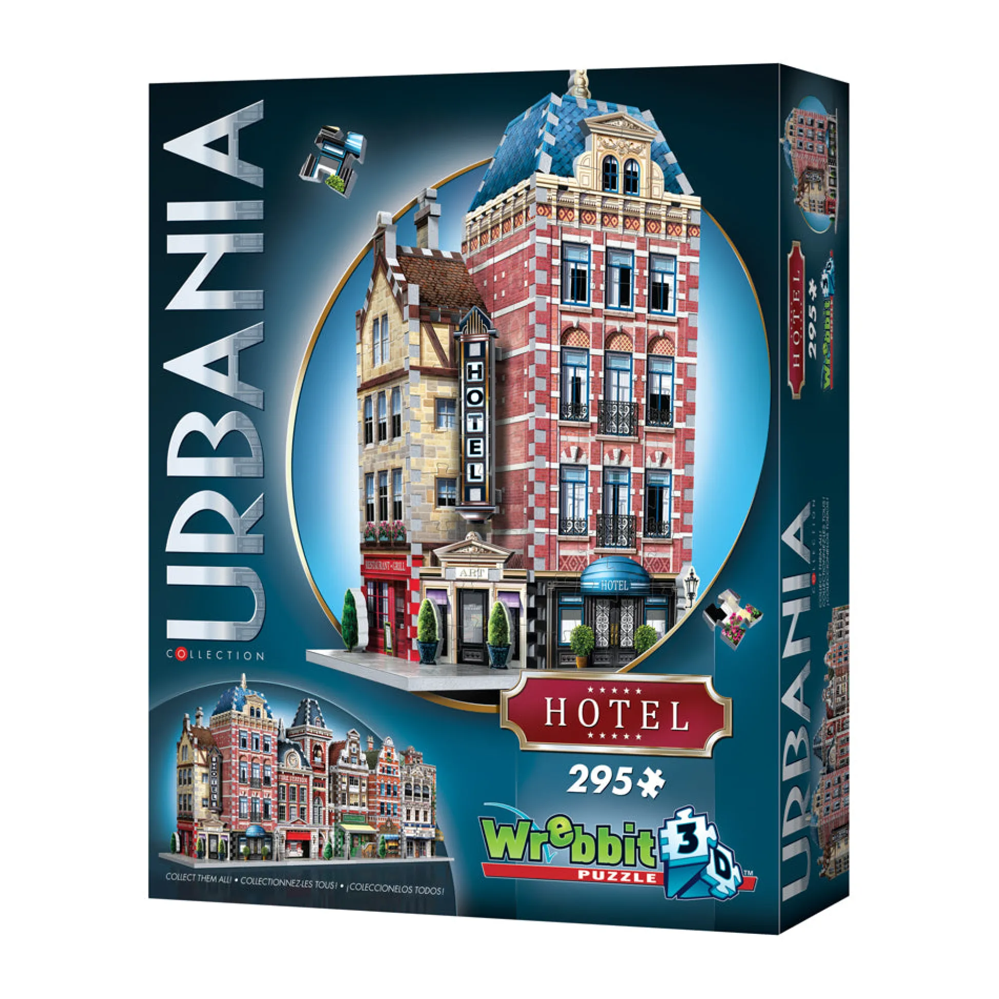 AreYouGame Wrebbit Urbania Collection Hotel 3D Puzzle - 295 pcs* Puzzles