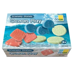 Educators Resource Yellow Door - Ocean Play Scenery Stones - Set of 18* Preschool Education Toys & Activities