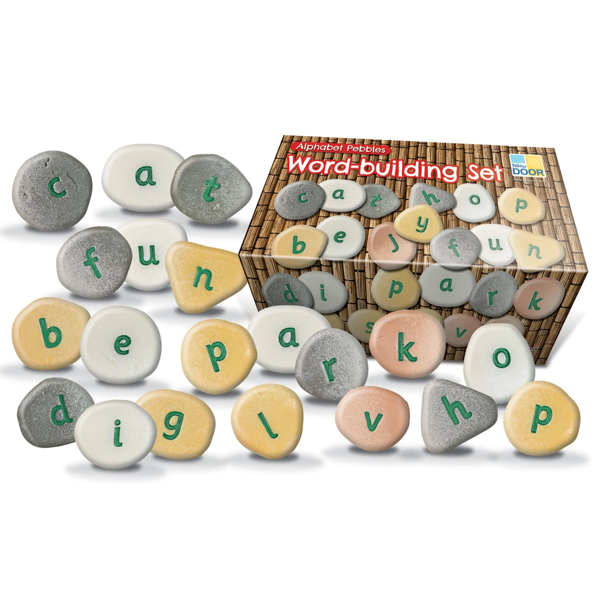 Educators Resource Yellow Door Alphabet Pebbles - Word-Building Set - Multicolor* Preschool Education Toys & Activities
