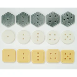 Educators Resource Yellow Door Count & Thread Stones - Educational Number and Shape Sorting Toy* Preschool Education Toys & Activities