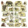 Educators Resource Yellow Door Endangered Animal Families Wooden Playset* Playsets & Vehicles|Social & Emotional Skills