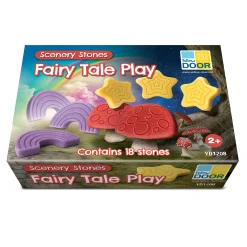 Educators Resource Yellow Door Fairy Tale Engraved Scenery Stones Play Set - 18 Pieces* Preschool Education Toys & Activities