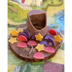 Educators Resource Yellow Door Fairy Tale Engraved Scenery Stones Play Set - 18 Pieces* Preschool Education Toys & Activities