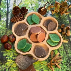 Educators Resource Yellow Door Forest Play Scenery Stones Set - 18 Engraved Pieces* Preschool Education Toys & Activities