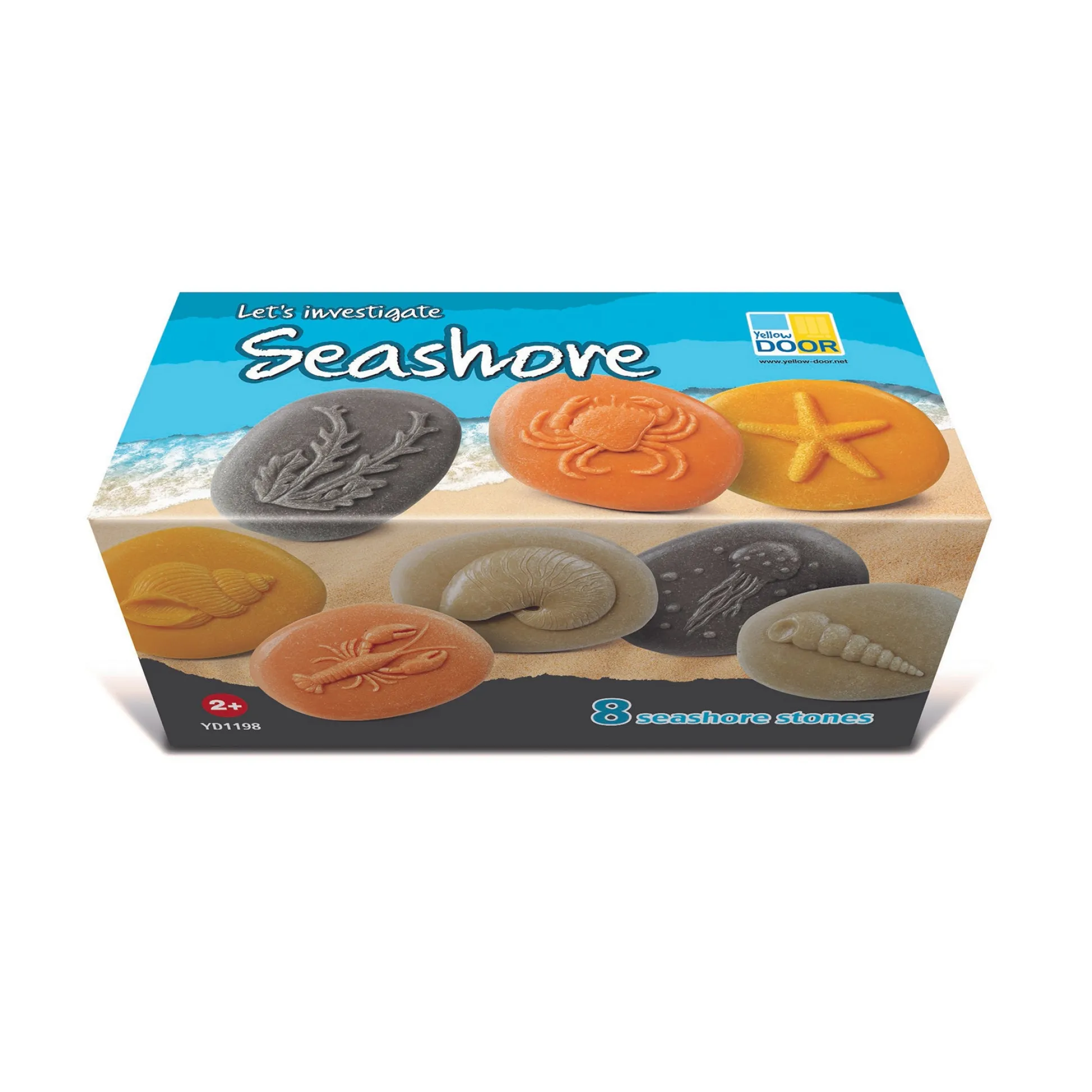 Educators Resource Yellow Door Let's Investigate - Seashore Exploration - Set of 8 Stone Figures* Preschool Education Toys & Activities