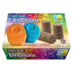 Educators Resource Yellow Door Let's Roll - Emotions - Interactive Learning Rollers* Clay, Dough & Sand Art|Social & Emotional Skills