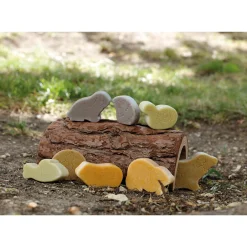 Educators Resource Yellow Door Little Lands – Durable Stone Pets Playset, Set of 8* Animal Figures|Preschool Education Toys & Activities