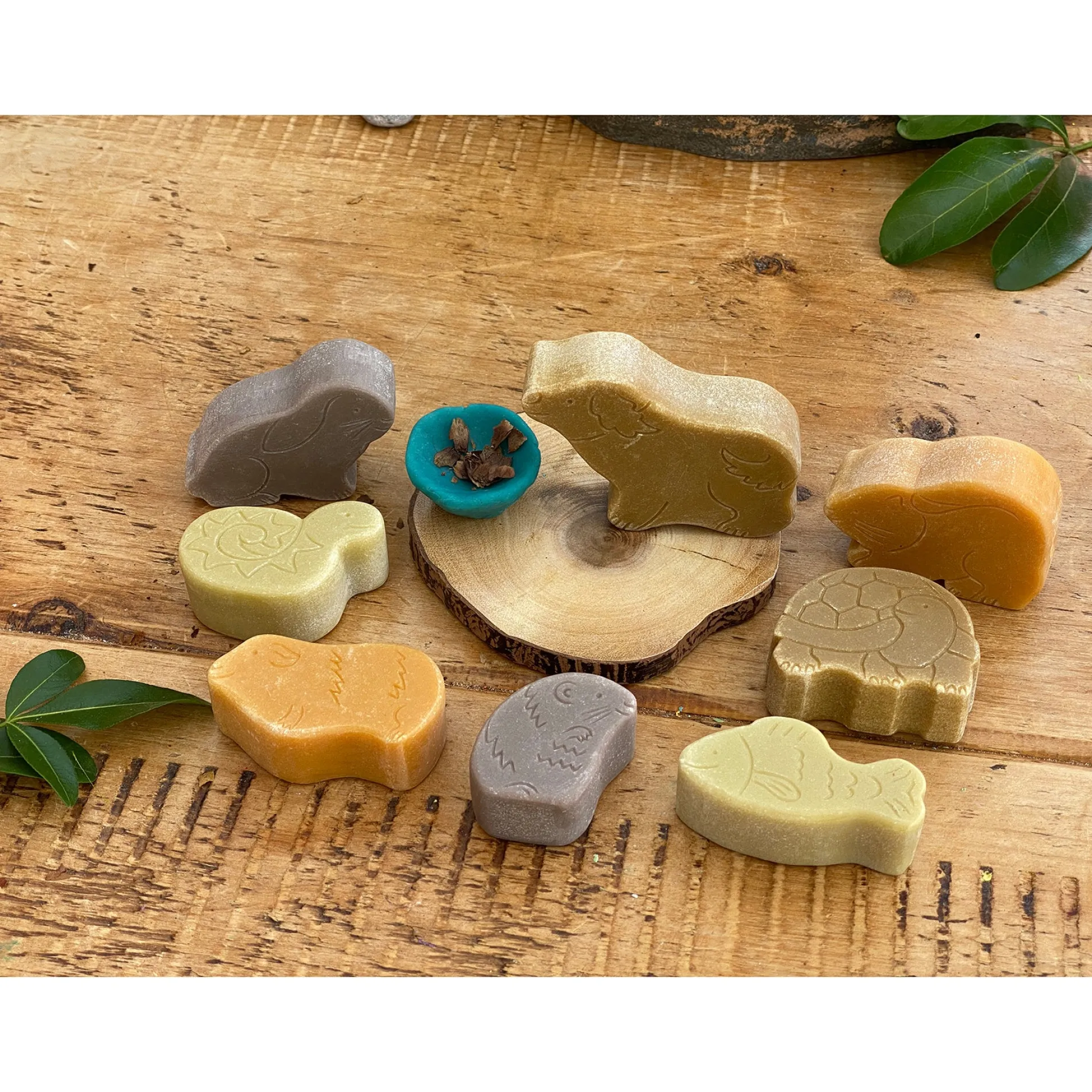Educators Resource Yellow Door Little Lands – Durable Stone Pets Playset, Set of 8* Animal Figures|Preschool Education Toys & Activities