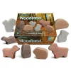 Educators Resource Yellow Door Little Lands Woodland ‚Äì Assorted Stone Animal Figures, Set of 8* Animal Figures|Preschool Education Toys & Activities
