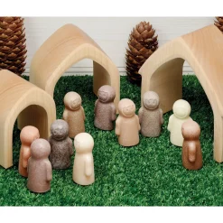 Educators Resource Yellow Door Little People Like Me - Diverse Play Figures, Set of 10* Preschool Figures & Playsets|Social & Emotional Skills