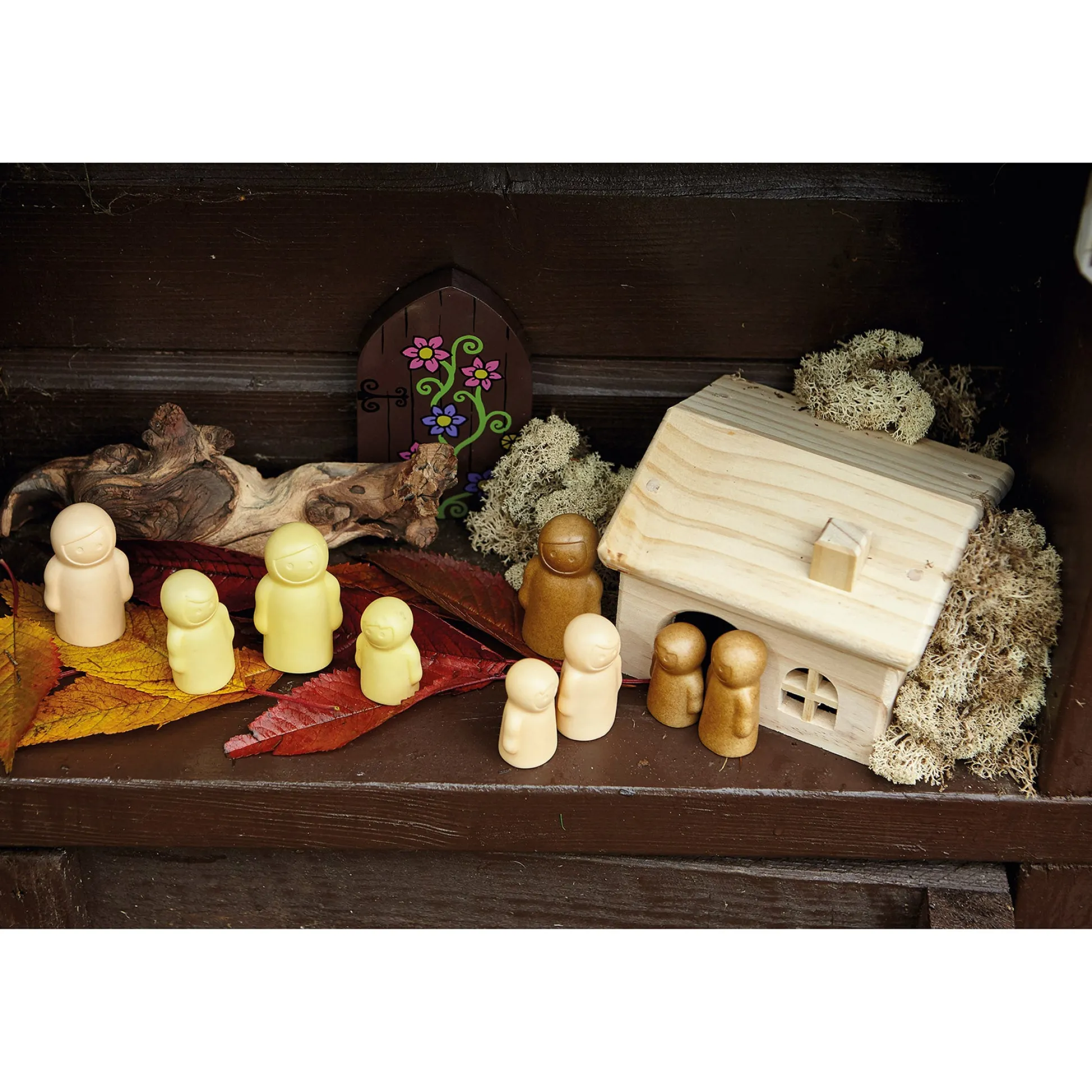 Educators Resource Yellow Door Little People Sensory Play Set – 9 Stone Mix Figures* Social & Emotional Skills|Preschool Education Toys & Activities
