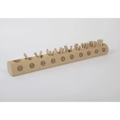 Educators Resource Yellow Door Natural Counting Log - Educational Wooden Toy for Toddlers* Preschool Education Toys & Activities