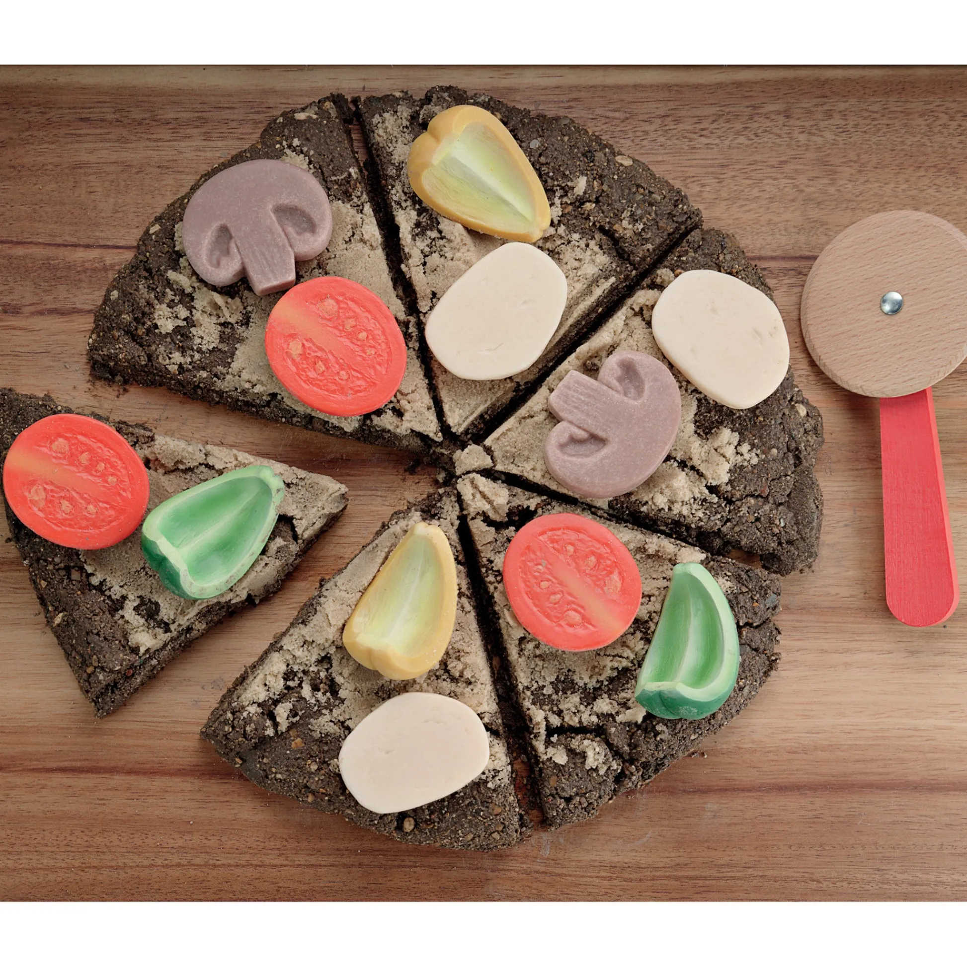 Educators Resource Yellow Door Playful Pizza Sensory Play Stones* Kitchens & Play Food|Dress Up
