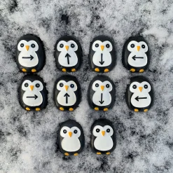 Educators Resource Yellow Door Pre-Coding Penguin Stones - Tactile Learning Set of 18* Preschool Education Toys & Activities
