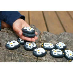 Educators Resource Yellow Door Pre-Coding Penguin Stones - Tactile Learning Set of 18* Preschool Education Toys & Activities