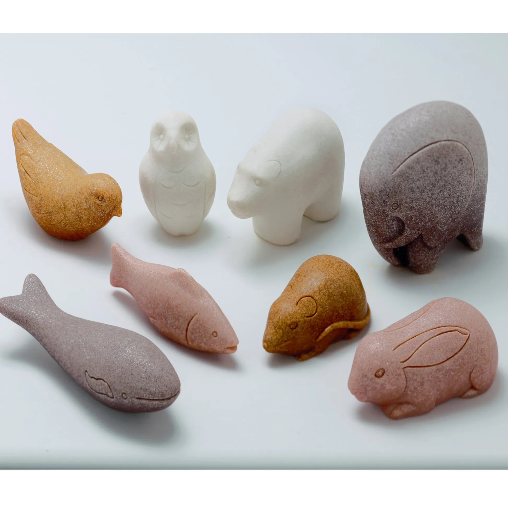 Educators Resource Yellow Door Sensory Play Stones with Animal Shapes, Pack of 8* Preschool Education Toys & Activities