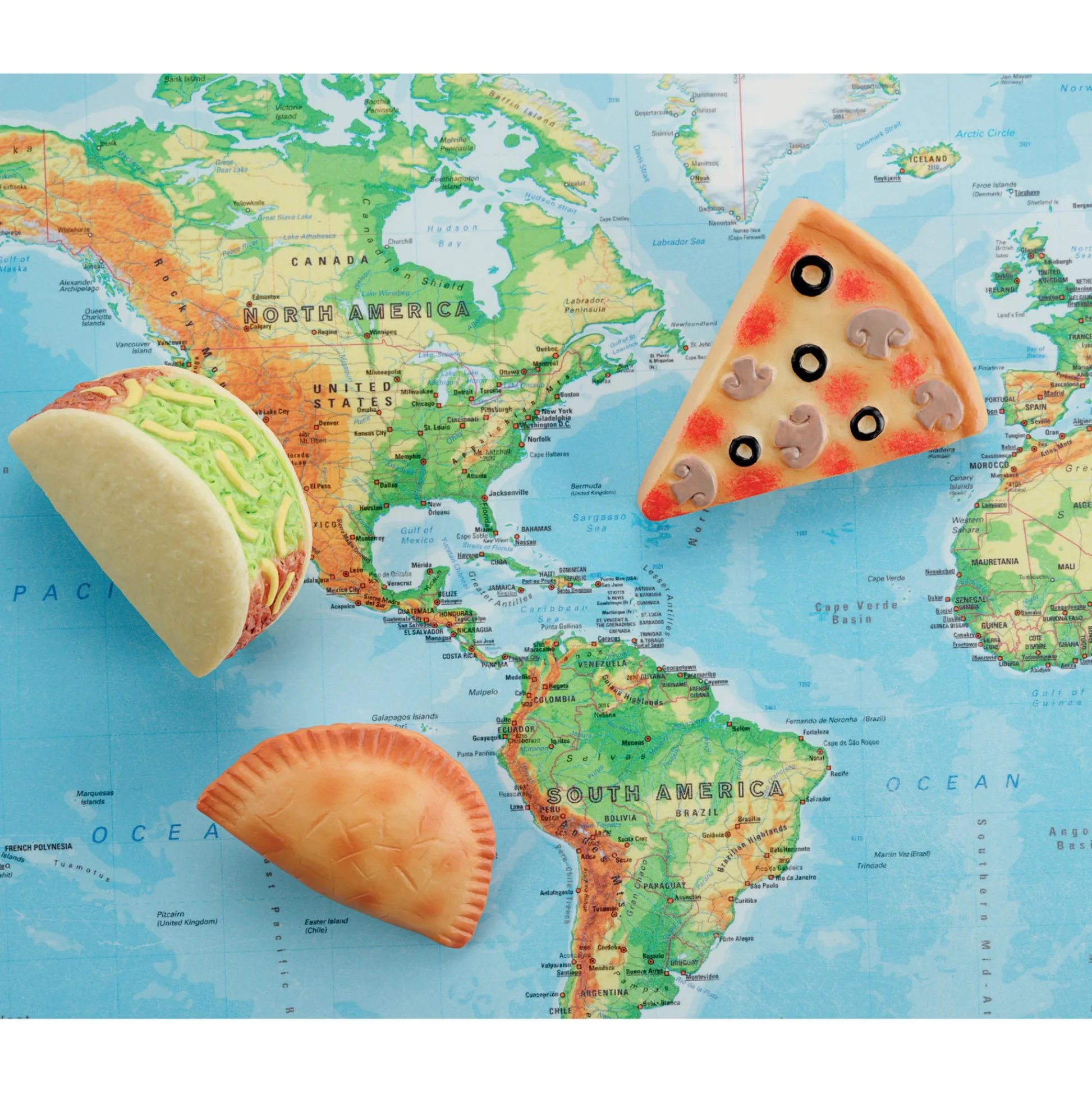 Educators Resource Yellow Door Sensory Play Stones - Foods of the World - Multicultural Learning Toy* Kitchens & Play Food|Dress Up