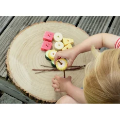 Educators Resource Yellow Door Sensory Play Stones, Threading Kebabs Toy Set* Preschool Education Toys & Activities