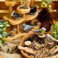 Educators Resource Yellow Door Sensory Play Stone Birds - Interactive Set of 8* Preschool Education Toys & Activities