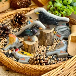 Educators Resource Yellow Door Sensory Play Stone Birds - Interactive Set of 8* Preschool Education Toys & Activities