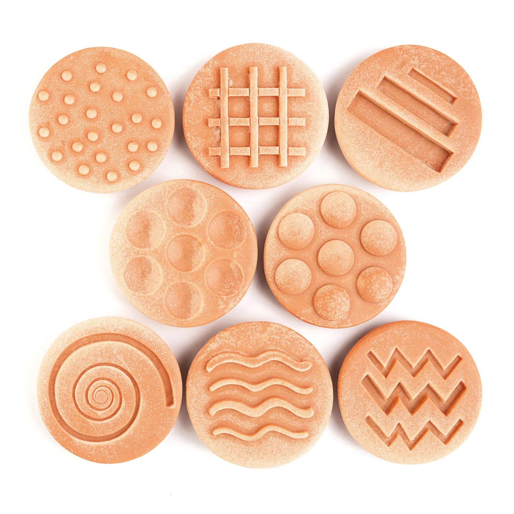 Educators Resource Yellow Door Sensory Stones for Toddlers – Set of 8 Textured Stones* Developmental Toys