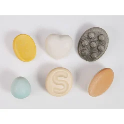 Educators Resource Yellow Door Sensory Worry Stones ‚Äì Calming Focus Aid for Kids, Set of 12* Social & Emotional Skills|Preschool Education Toys & Activities