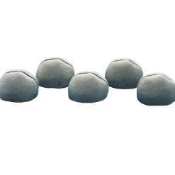 Educators Resource Yellow Door Stand-it-Stones, Set of 5 - Real Stone Card Holders* Preschool Education Toys & Activities