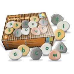Educators Resource Yellow Door Tactile Lowercase Alphabet Pebbles - Educational Set of 26* Preschool Education Toys & Activities