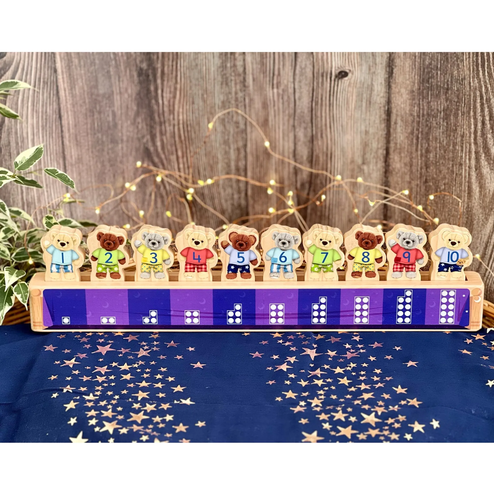 Educators Resource Yellow Door Ten in the Bed Number Line Activity Set - Multicolor* Preschool Education Toys & Activities