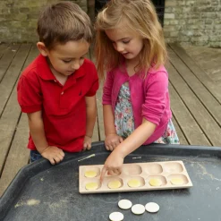 Educators Resource Yellow Door Two-Tone Counting Stones - Interactive Math Game Set of 20* Preschool Education Toys & Activities