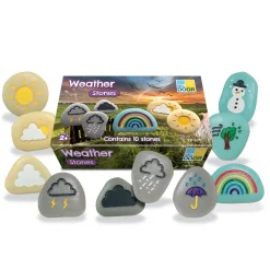 Educators Resource Yellow Door Weather Stones - Educational Outdoor Play Set of 10* Preschool Education Toys & Activities