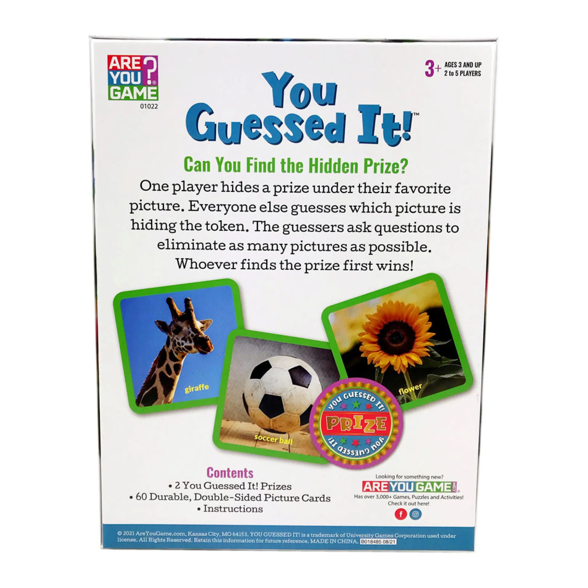 AreYouGame You Guessed It! Family Guessing Game* Family & Entertainments Games|Social & Emotional Skills